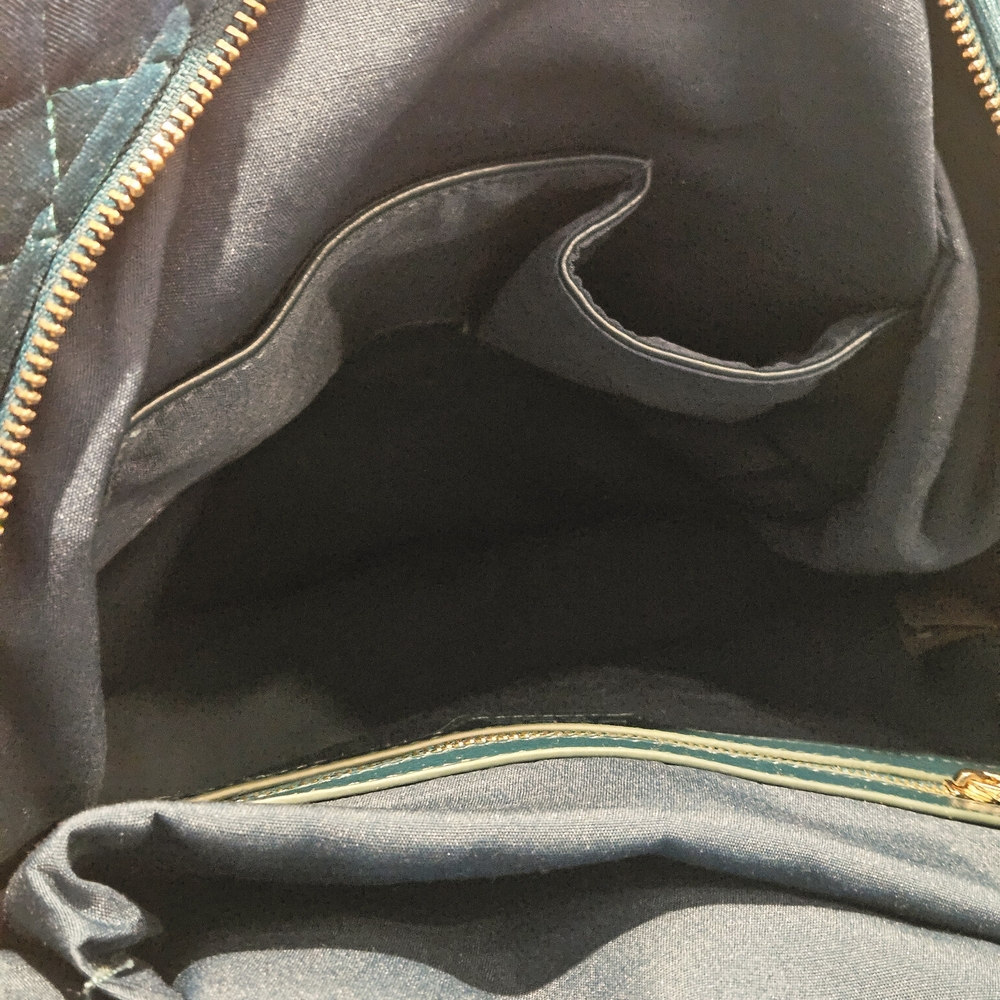 Bebe Blue Quilted Backpack - Picture 14 of 14